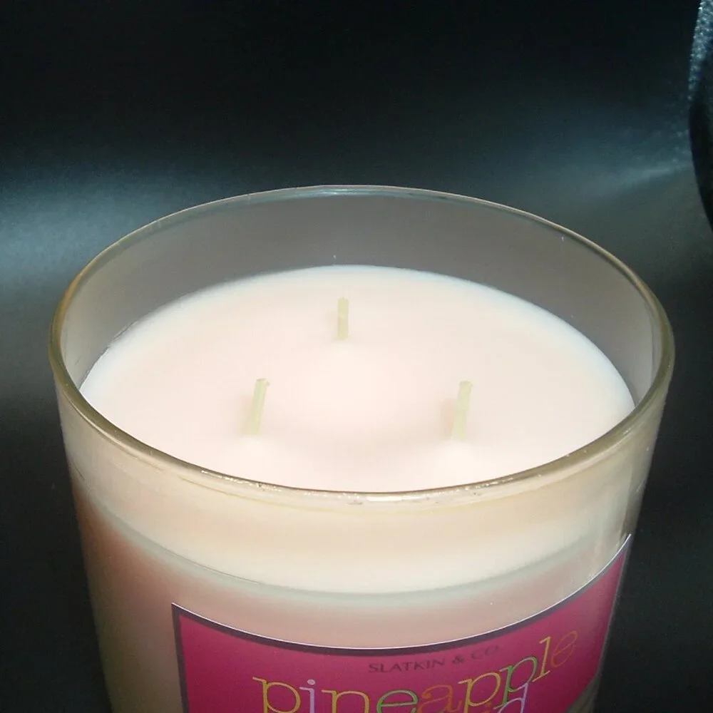 Pineapple Orchid 3 Wick Bath & Body Works Burns 40-65 Hours